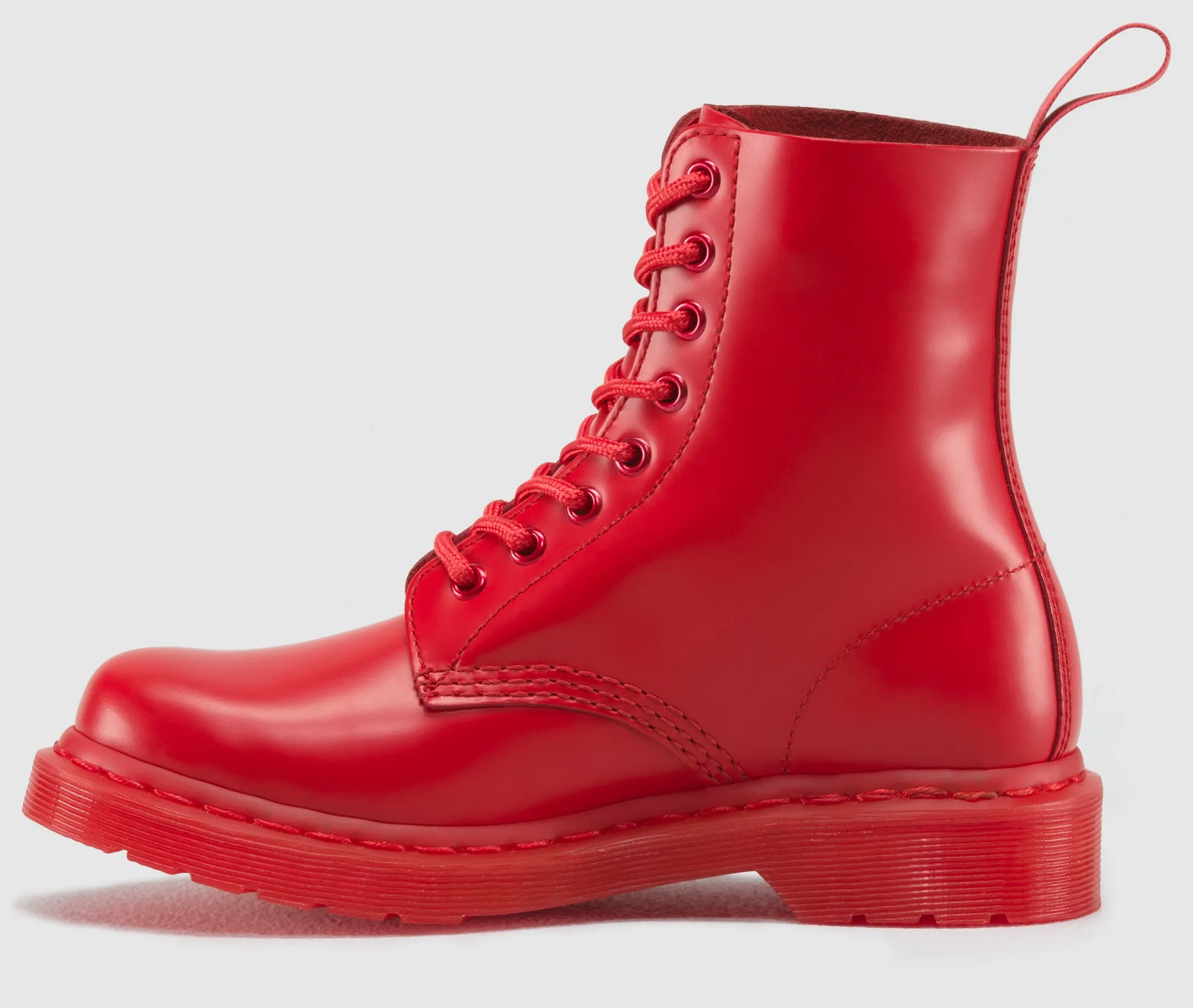 1460 Pascal Poppy Red Smooth Boot