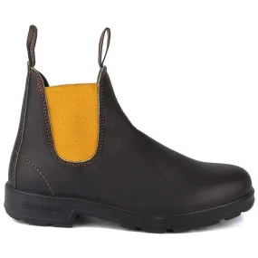 1919 Water-Resistant Leather Unisex Chelsea Boots