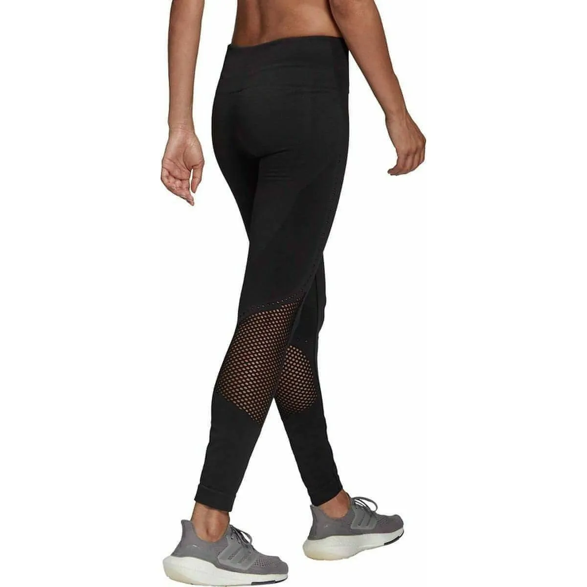 adidas AeroKnit Womens 7/8 Running Tights - Black