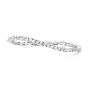 AFJ Diamond Collection - Diamond Flexible Bracelet, 18k White Gold