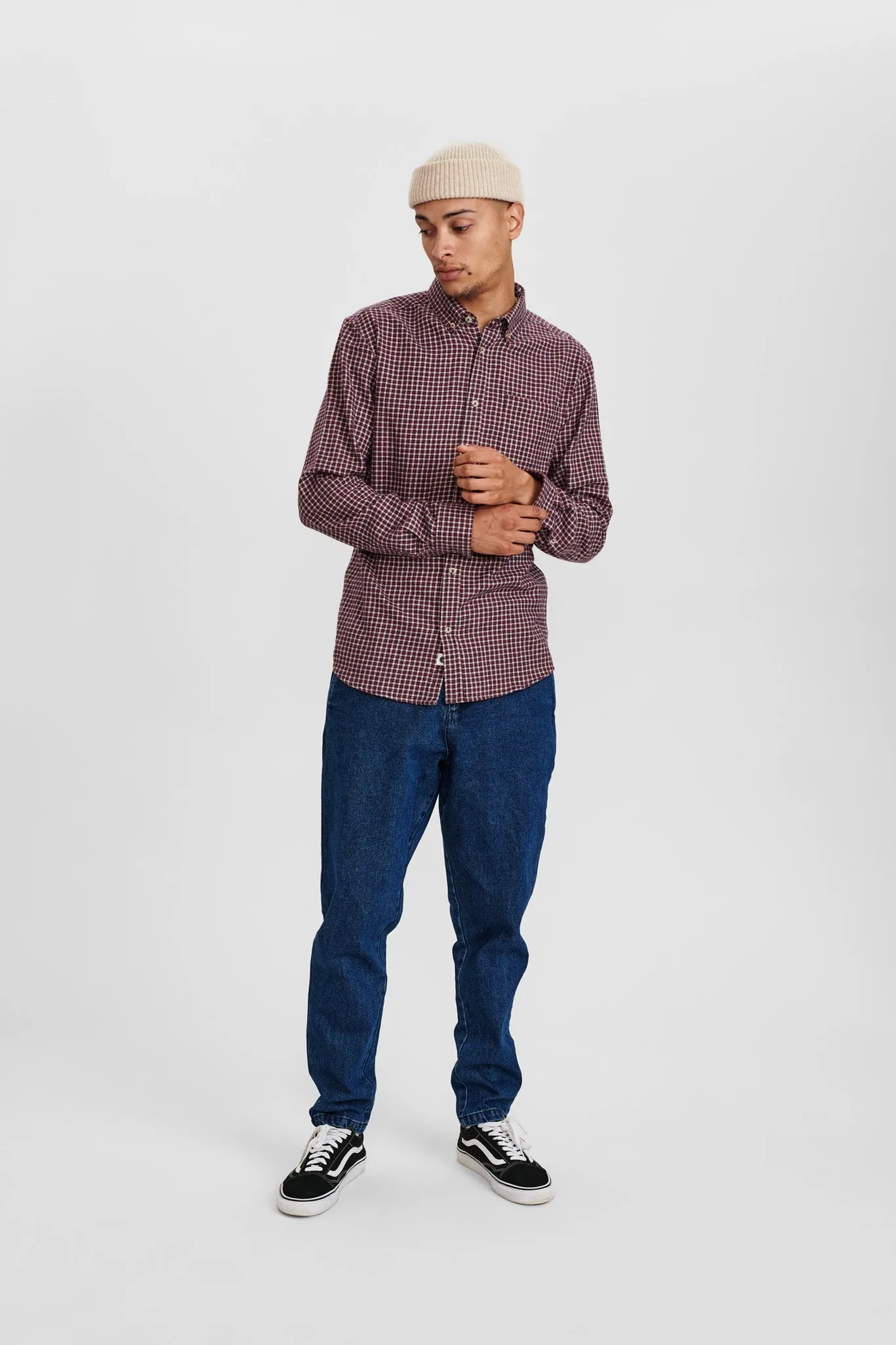 AKJULIUS DENIM CHINO PANT - Medium Blue Denim