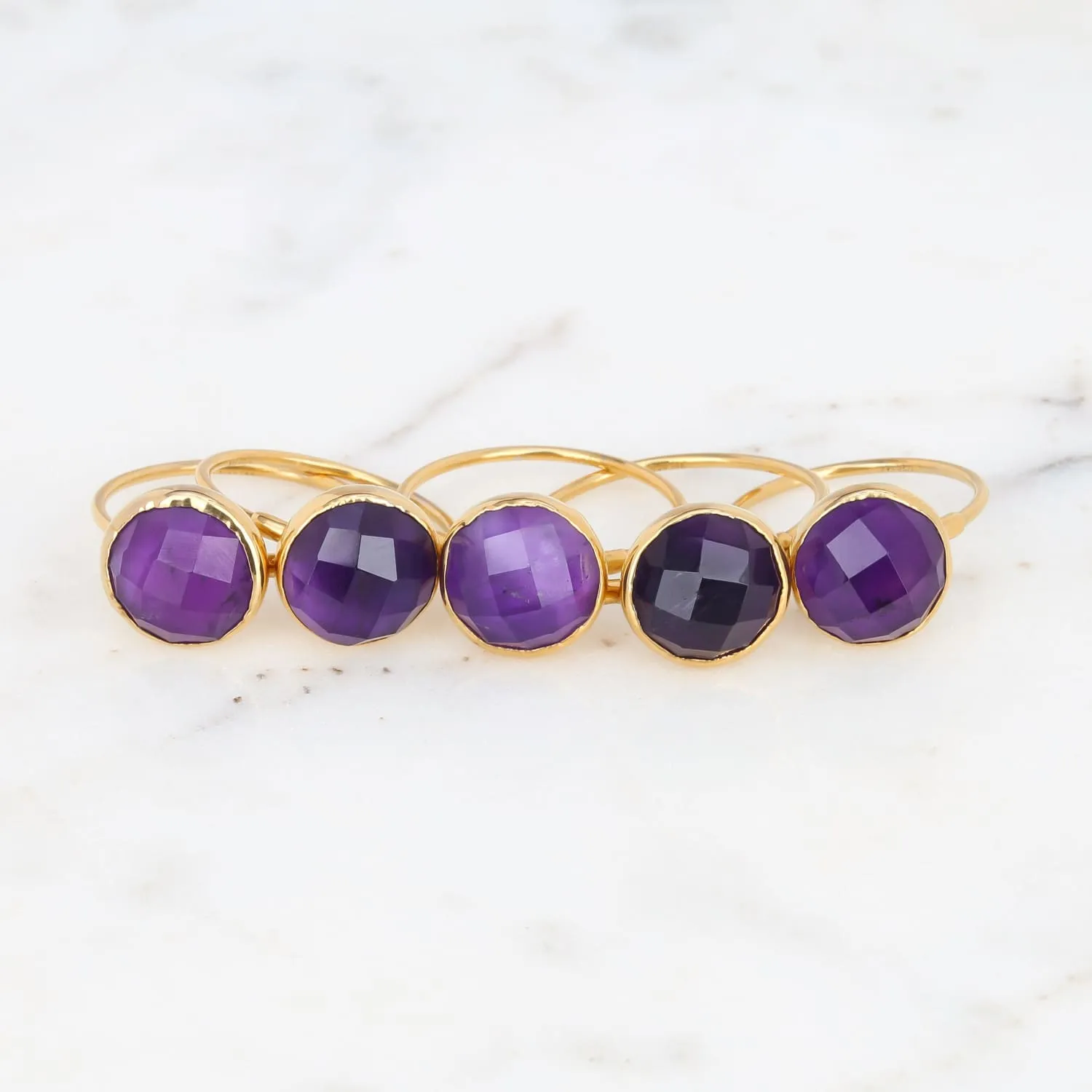 Antique Cut Amethyst Ring