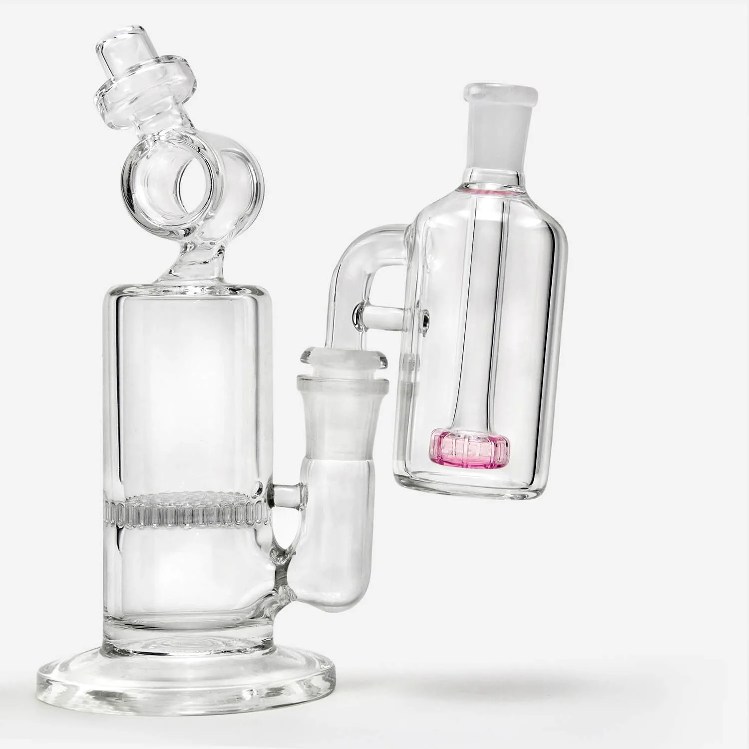 Ash Catcher 90 Degree Pink