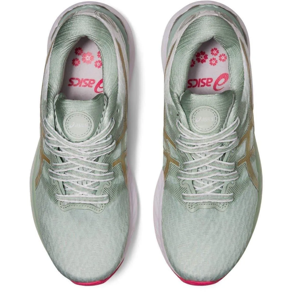 Asics Gel Nimbus 23 Sakura Womens Running Shoes - Green