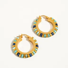 Azura Earrings in Blue