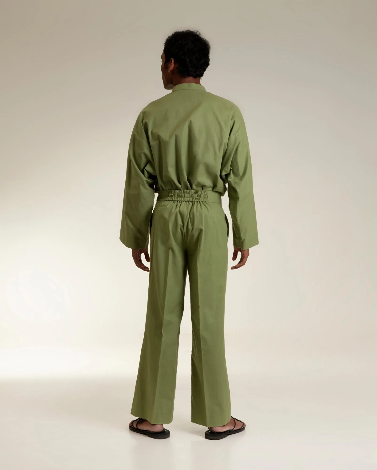 Baju Melayu Lurus Set (Pistachio)