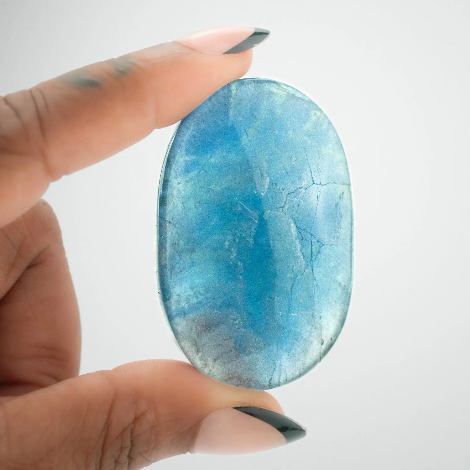 Blue Fluorite Touchstone