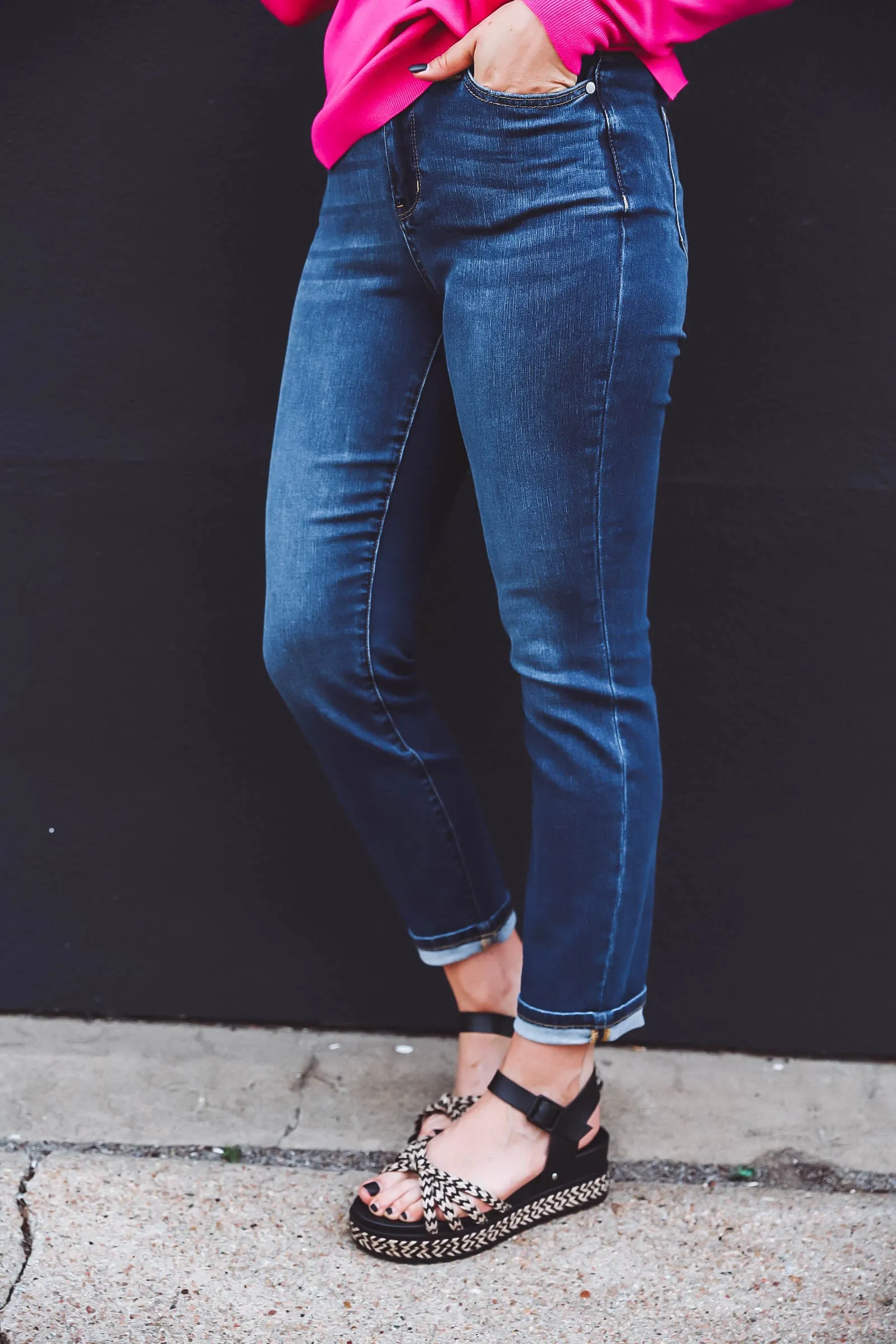 Claire High Rise Boyfriend Denim-Judy Blue