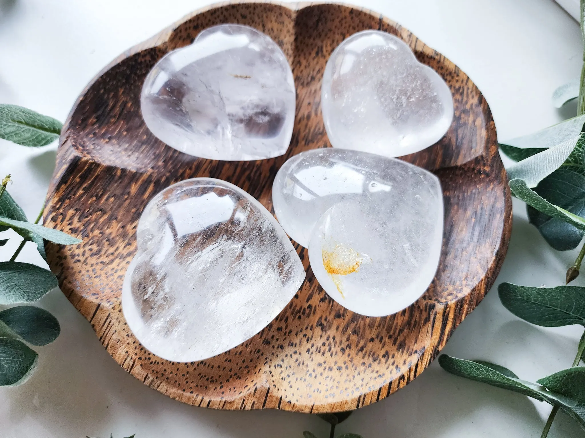 Clear Quartz Heart