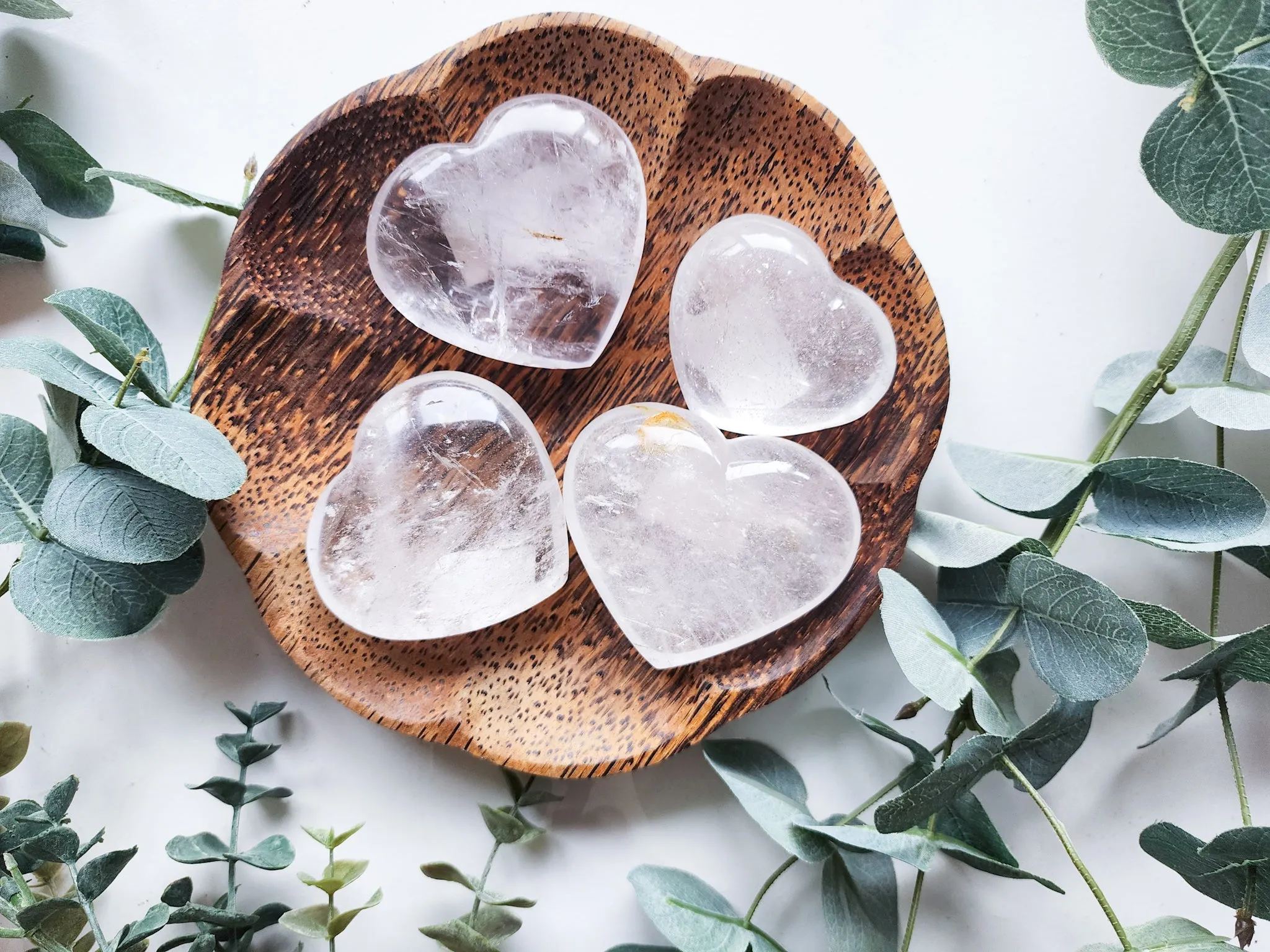 Clear Quartz Heart