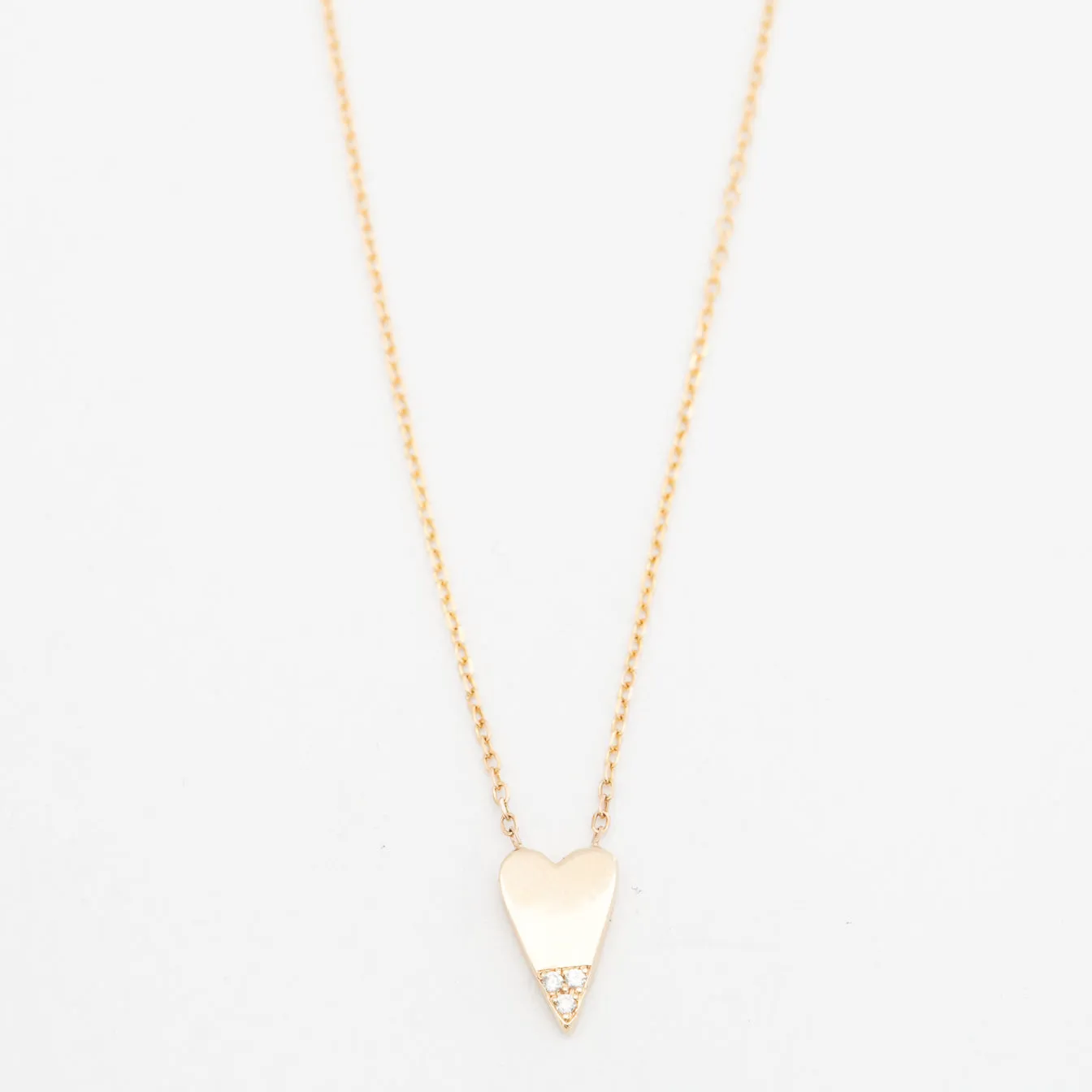 Diamond Dipped Heart Necklace