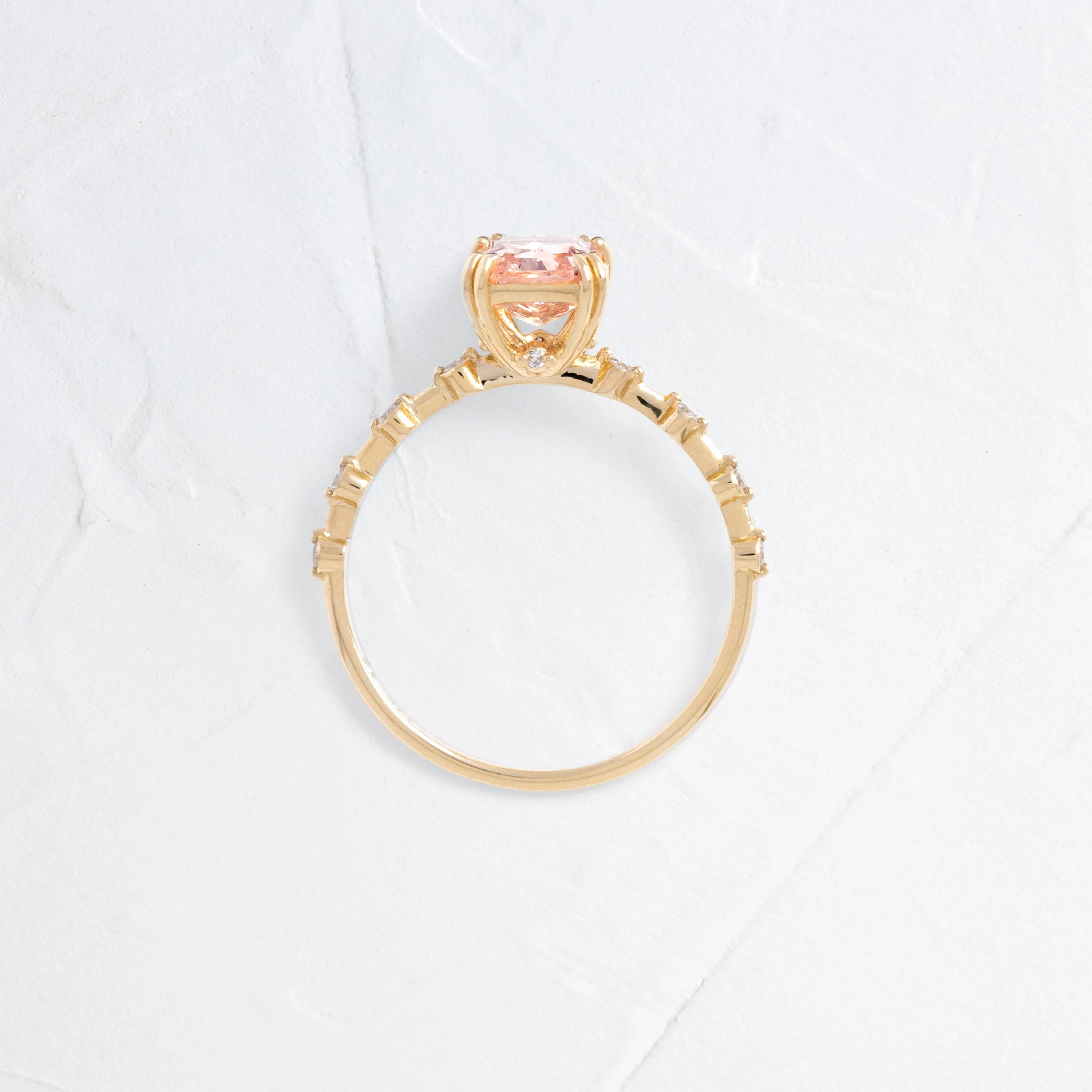 Distance Ring, 1.51ct. Pink Diamond