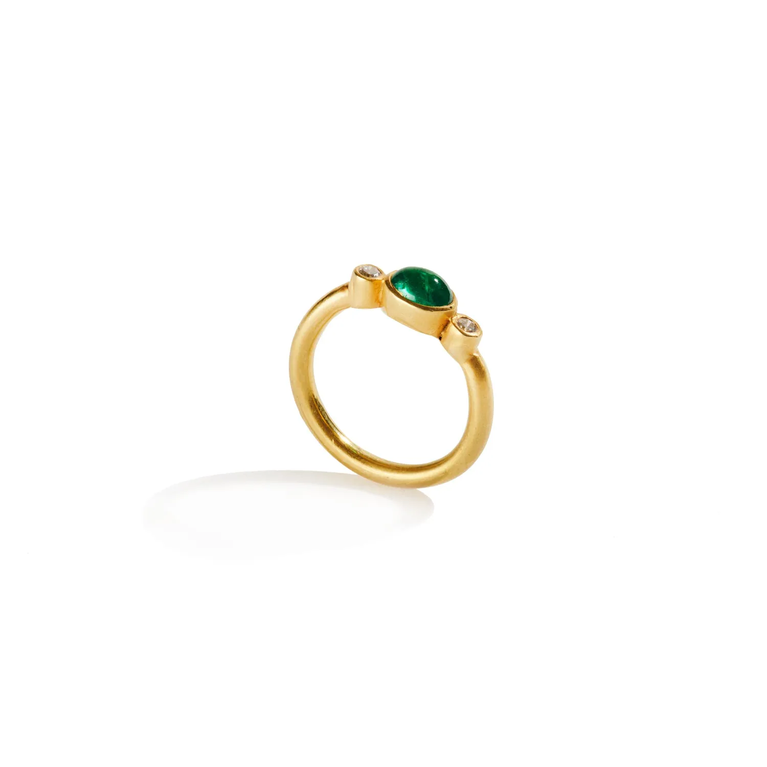 Emerald Ring with Diamonds