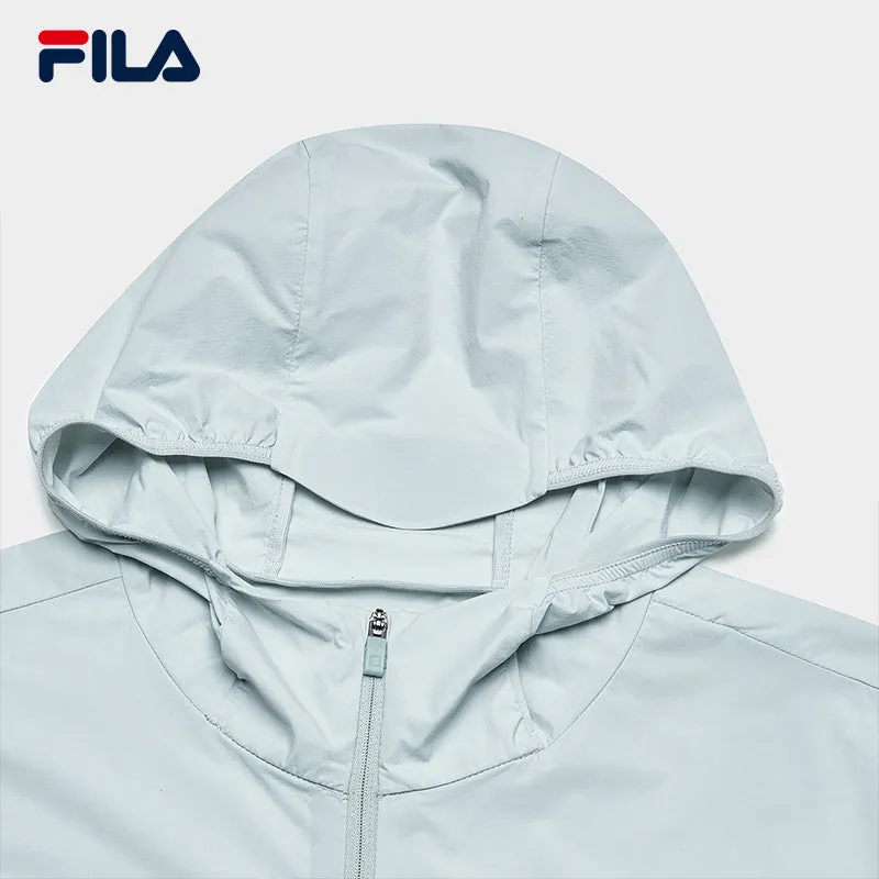 FILA CORE LIFESTYLE BLUE Men Woven Top (Ash)