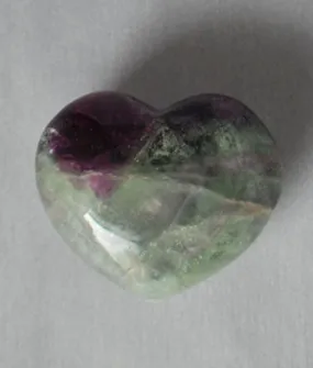 Fluorite Heart Stone