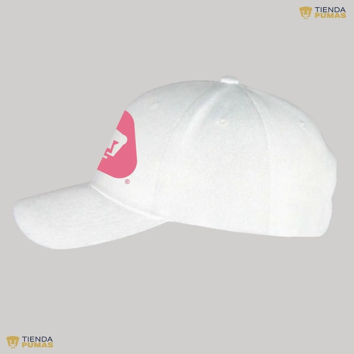 Gorra Pumas UNAM Hombre Mujer Ajustable Emblema Rosa 4 Vinil