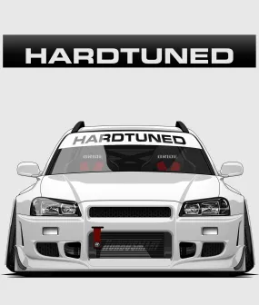 Hardtuned Cutout Window Banner