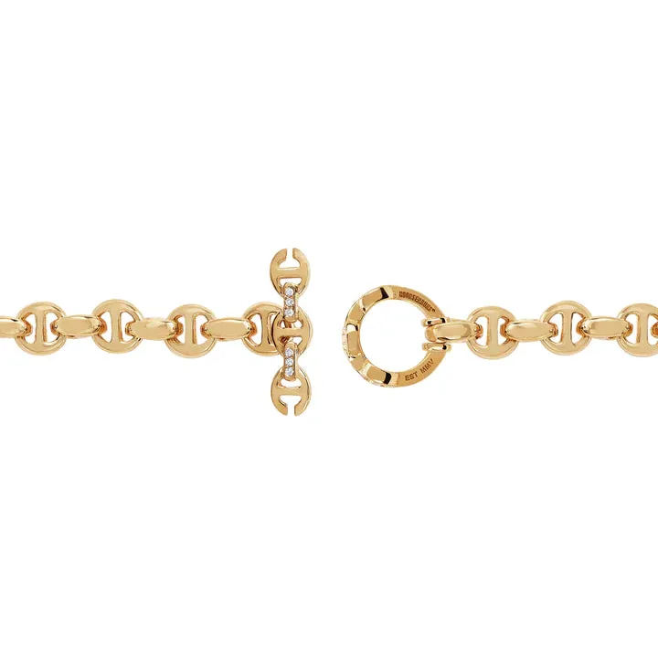 HOORSENBUHS 5MM Open Link Monogram Bracelet