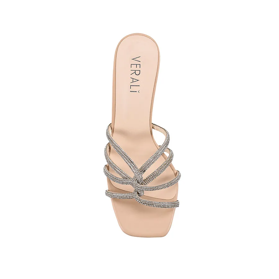 Jaiden Stiletto Mules - Nude Smooth