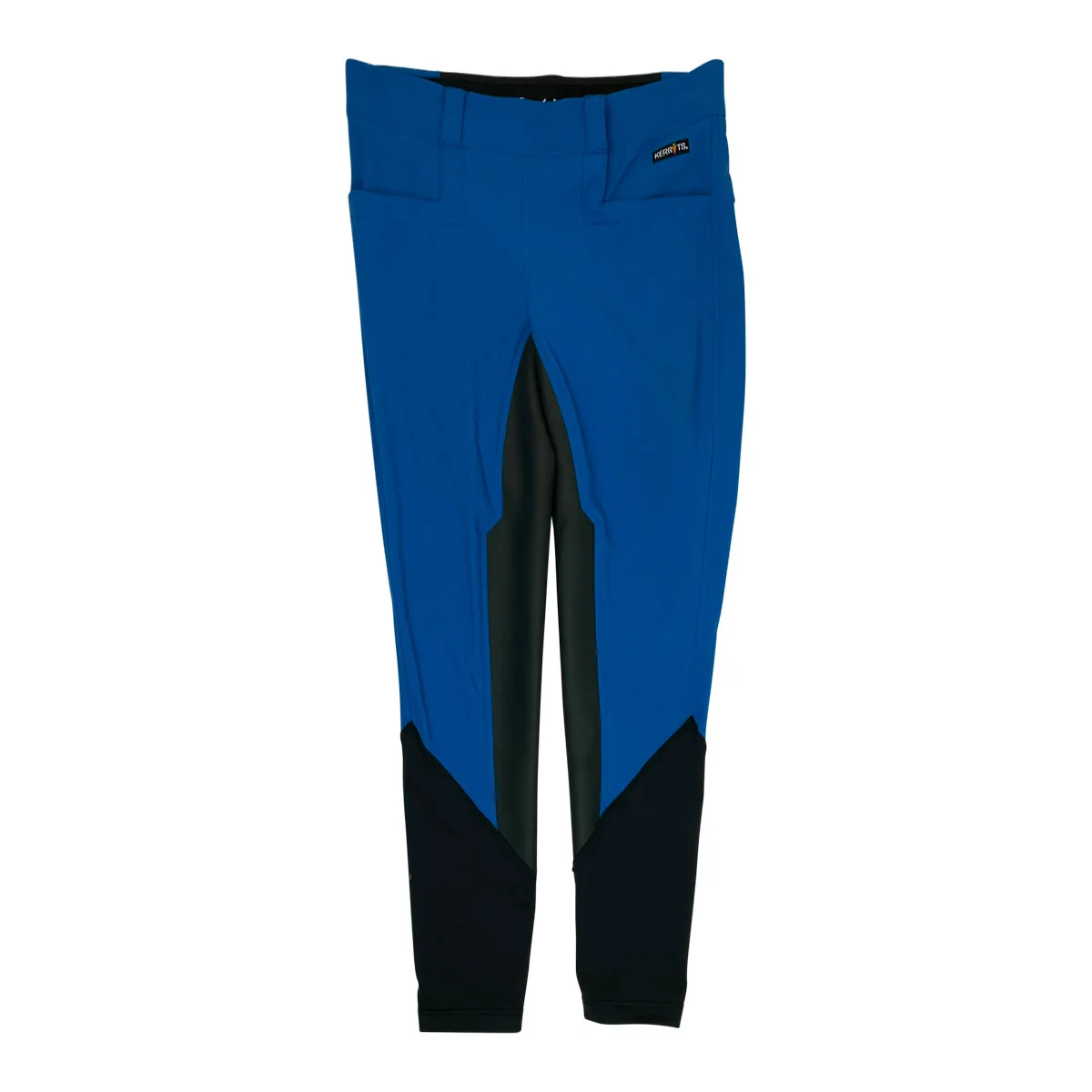 Kerrits 'GripTek II' Full Seat Breech in Cobalt Blue/Black - Women's Large