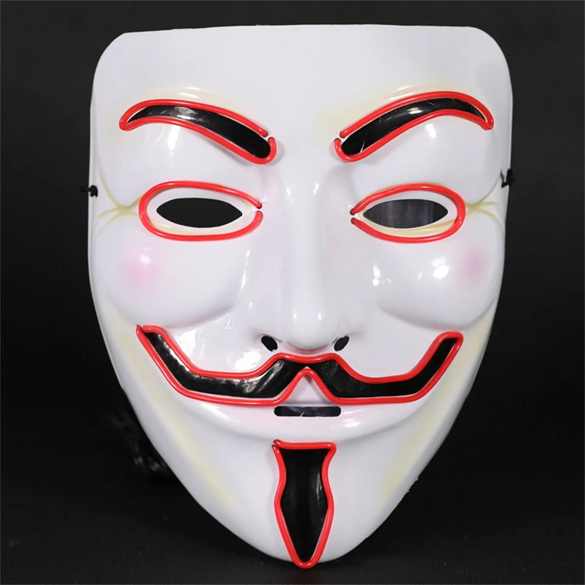 Light up Anonymous Mask - Pink