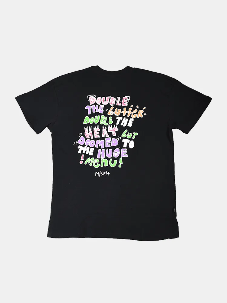 Misfit Doomed Slow 50/50 AAA T-Shirt - Pitch Black