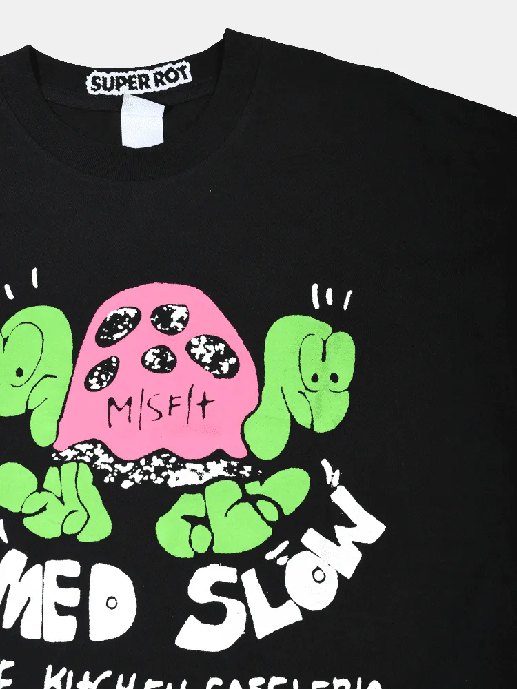 Misfit Doomed Slow 50/50 AAA T-Shirt - Pitch Black