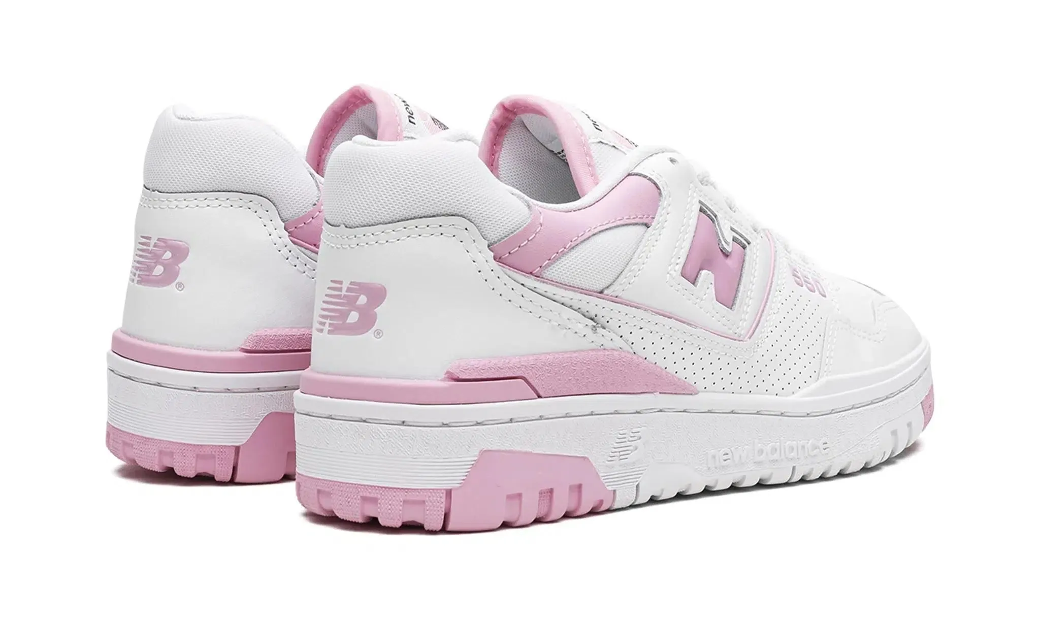 New Balance 550 White Bubblegum Pink (Women's)