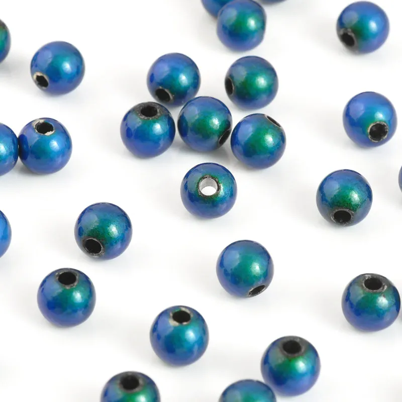 NEW* Mirage-10mm Round Beads-Color Changing-Quantity 1 Strand (16 Beads)