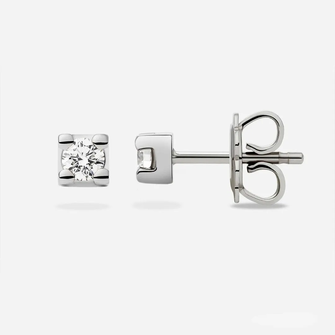 Nikkie Solitaire Stud Earrings