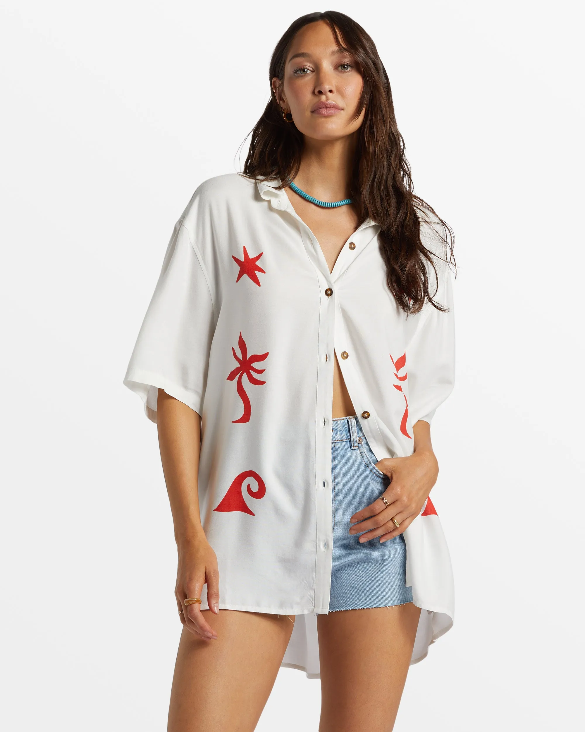 On Vacation Shirt - Salt Crystal