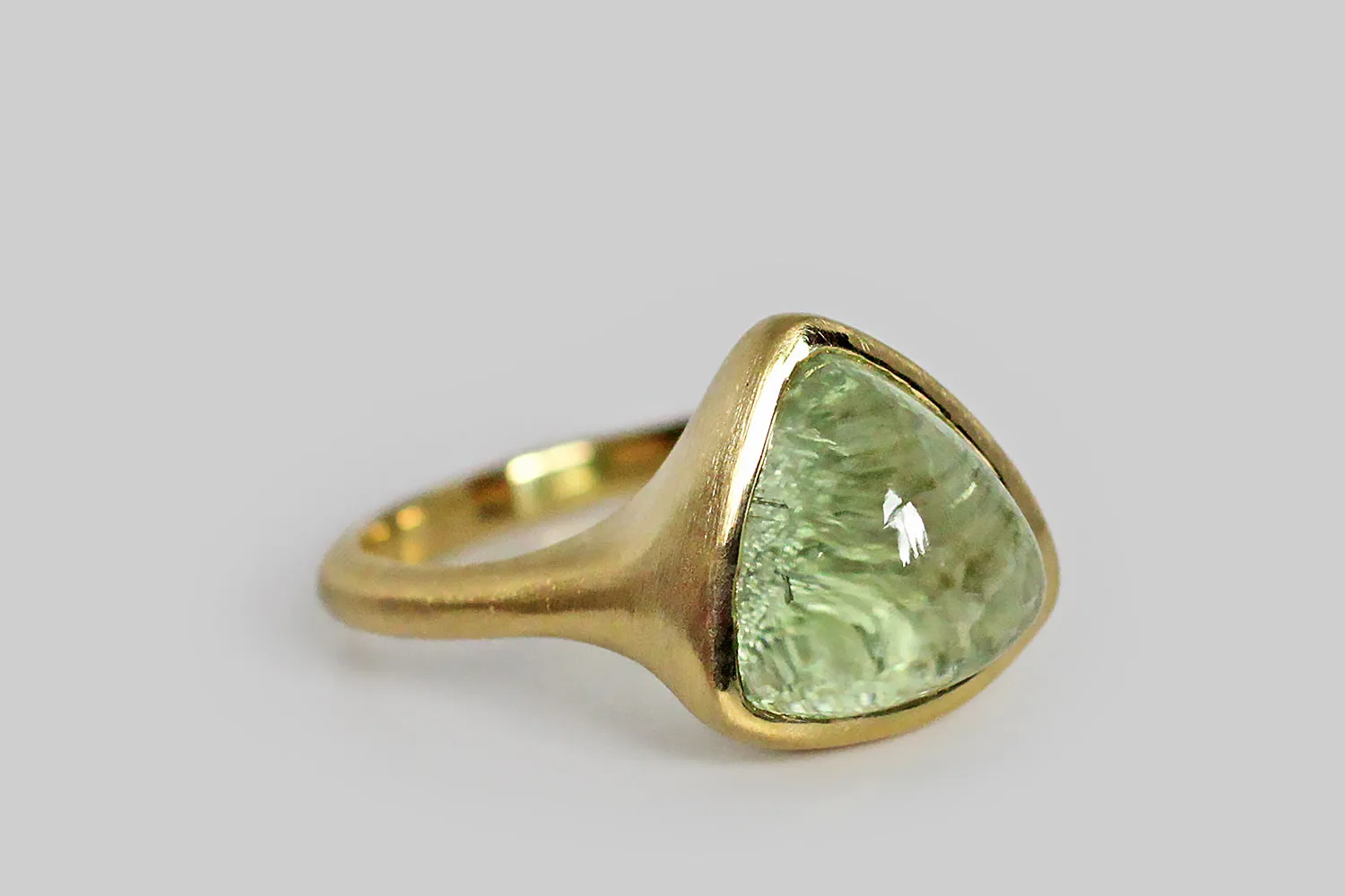 Organic Modern Tourmaline Cladonia Ring