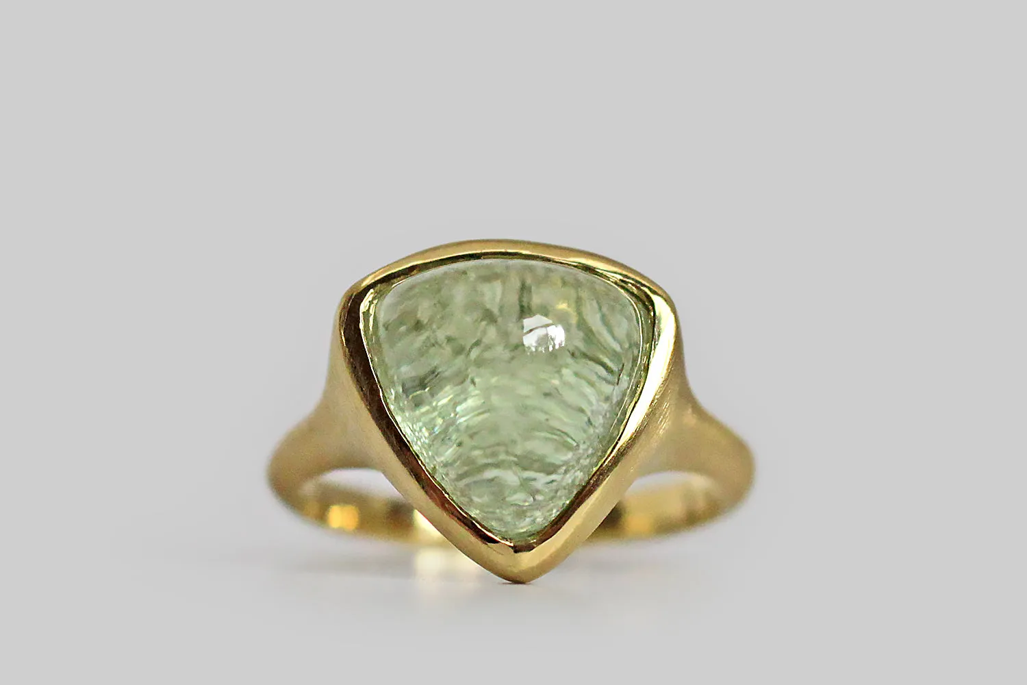 Organic Modern Tourmaline Cladonia Ring