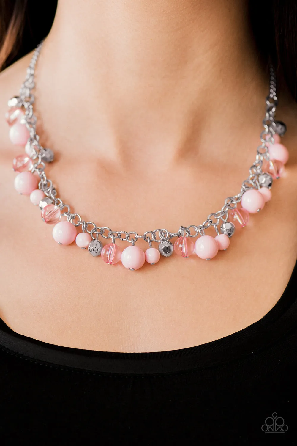 Paparazzi Accessories - Wander With Wonder #N287 Peg - Pink Necklace