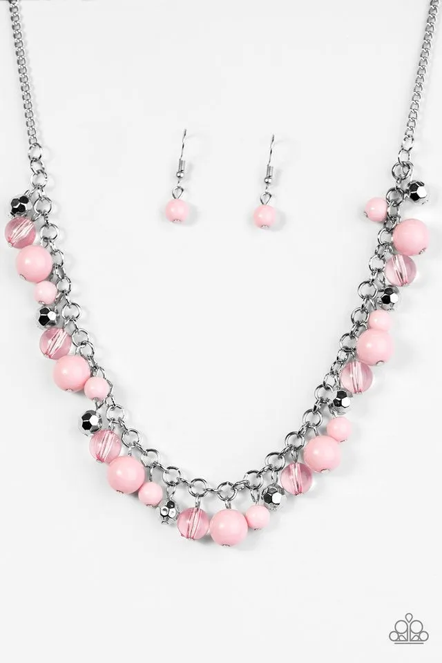 Paparazzi Accessories - Wander With Wonder #N287 Peg - Pink Necklace