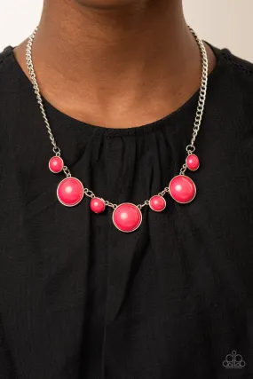 Paparazzi Necklace ~ Prismatically POP-tastic - Pink