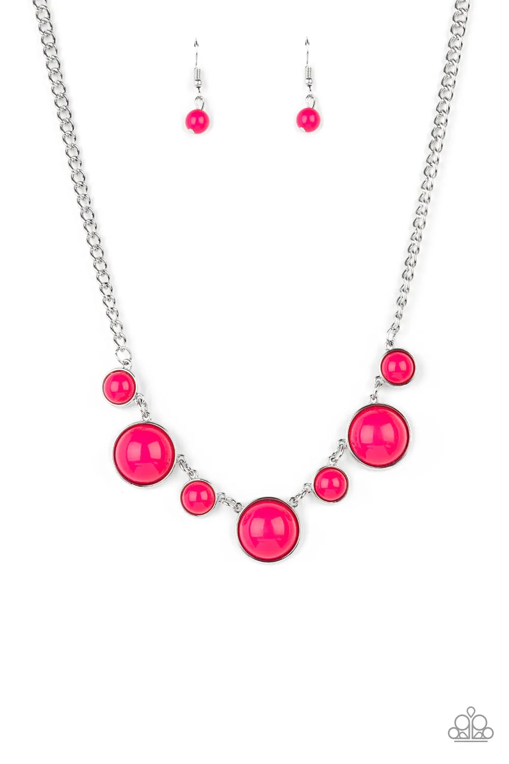 Paparazzi Necklace ~ Prismatically POP-tastic - Pink