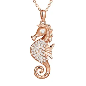 Pavé Magical Reef Seahorse Pendant