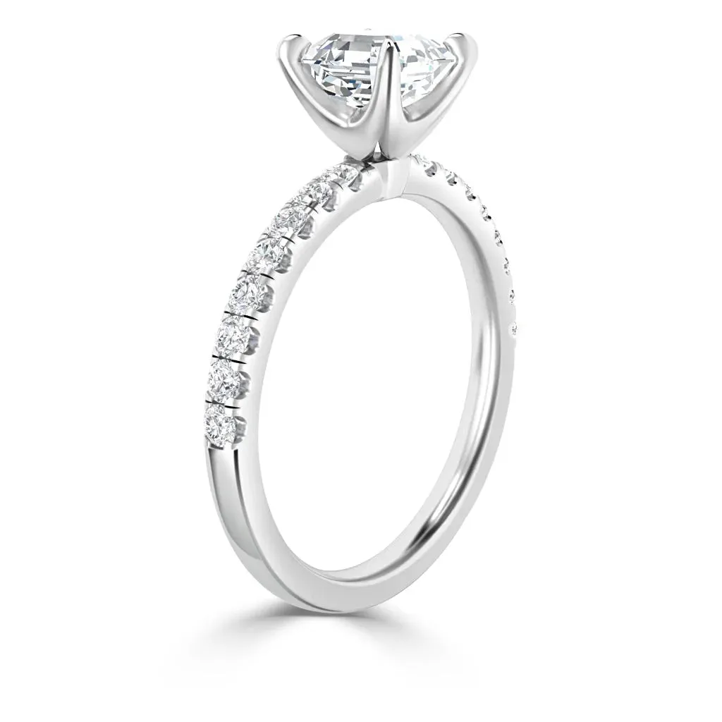 Phoebe - 18ct White Gold - Asscher