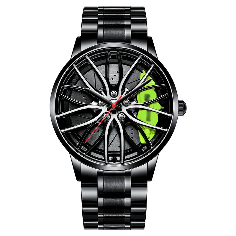 Racing Sport Car Wheel Rim Watch W3004