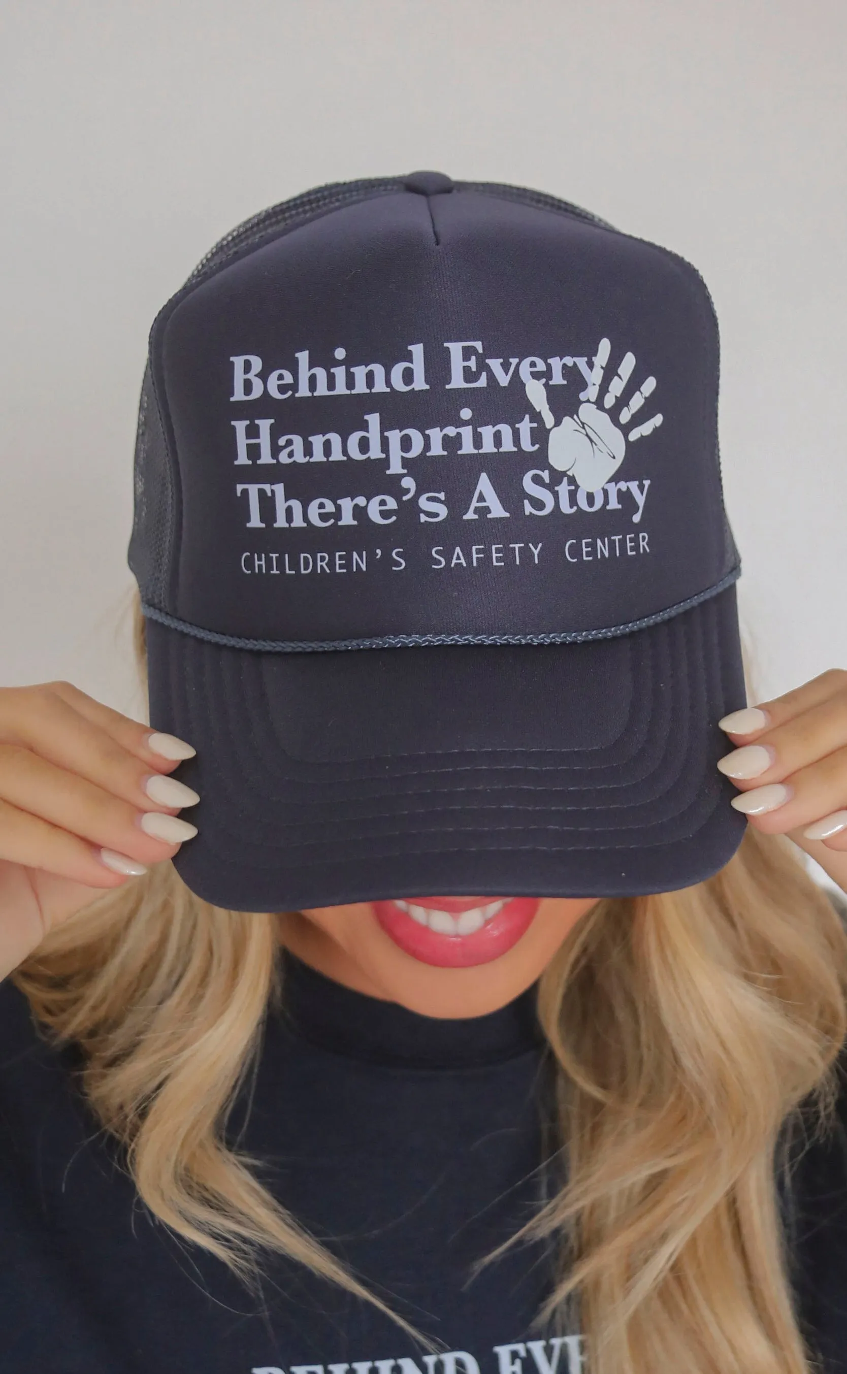 riffraff x child safety center trucker hat