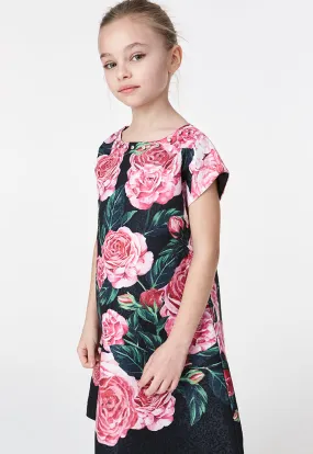 Rose Printed Dress