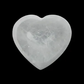 Selenite - Heart Bowl