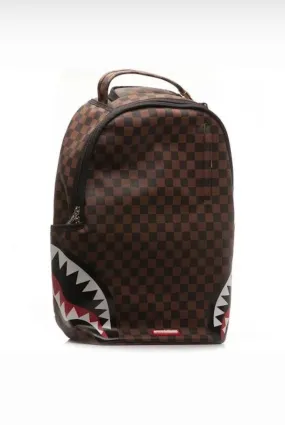 Sprayground Zaino Sip Side Sharks Scacchi Marrone