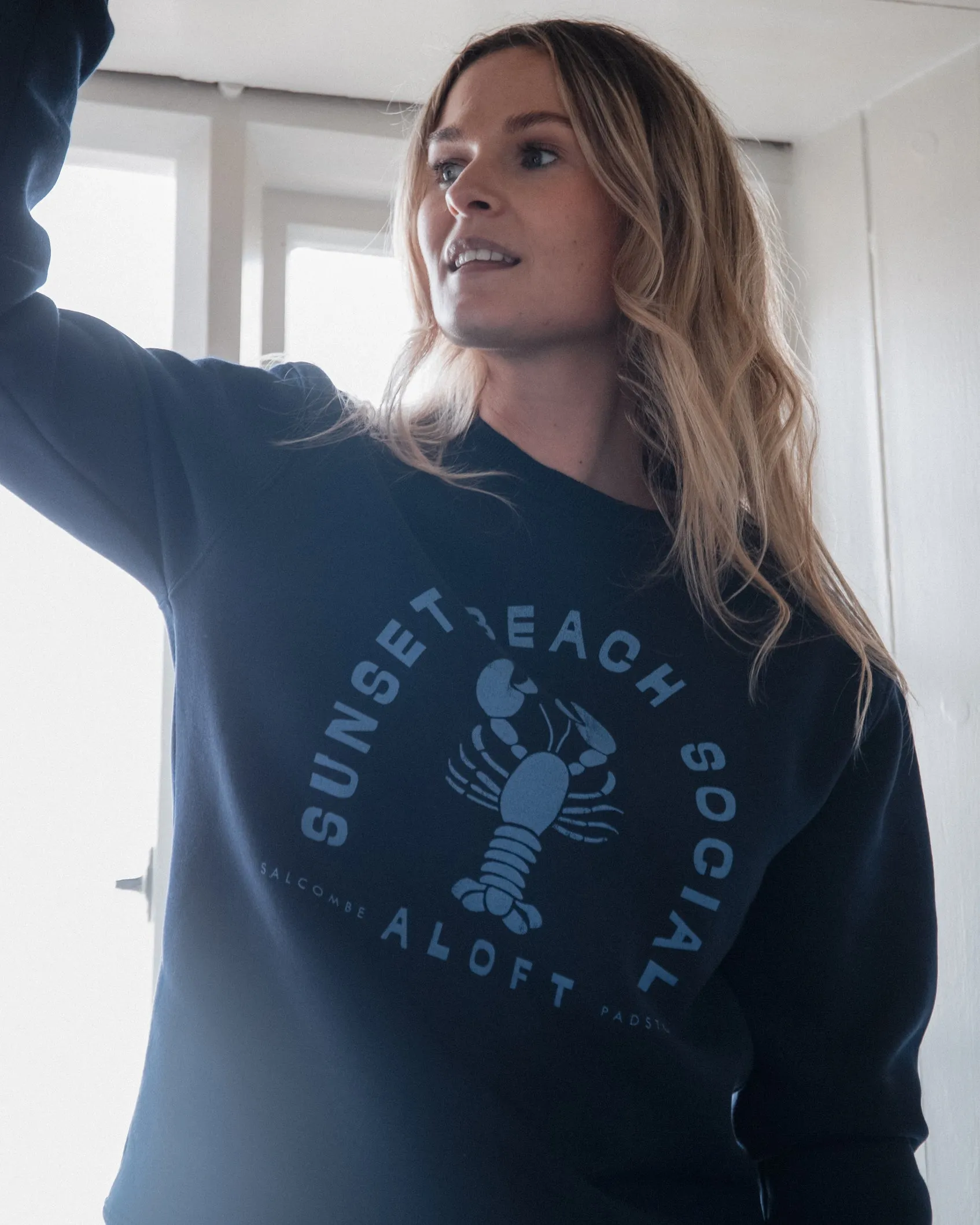 Sunset Beach Social Crew Neck Sweat