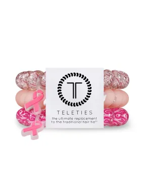 TELETIES HAIR TIE LARGE I PINK I CAN