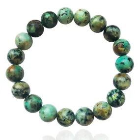 Unisex African Turquoise Bracelet to Bring Good Fortune